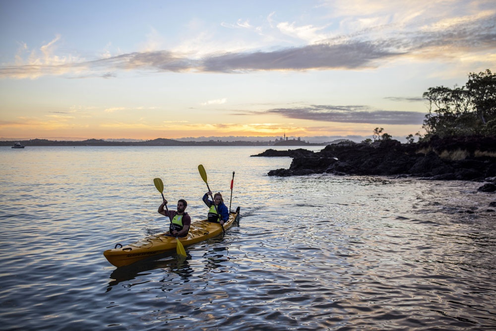 Sunset kayaking