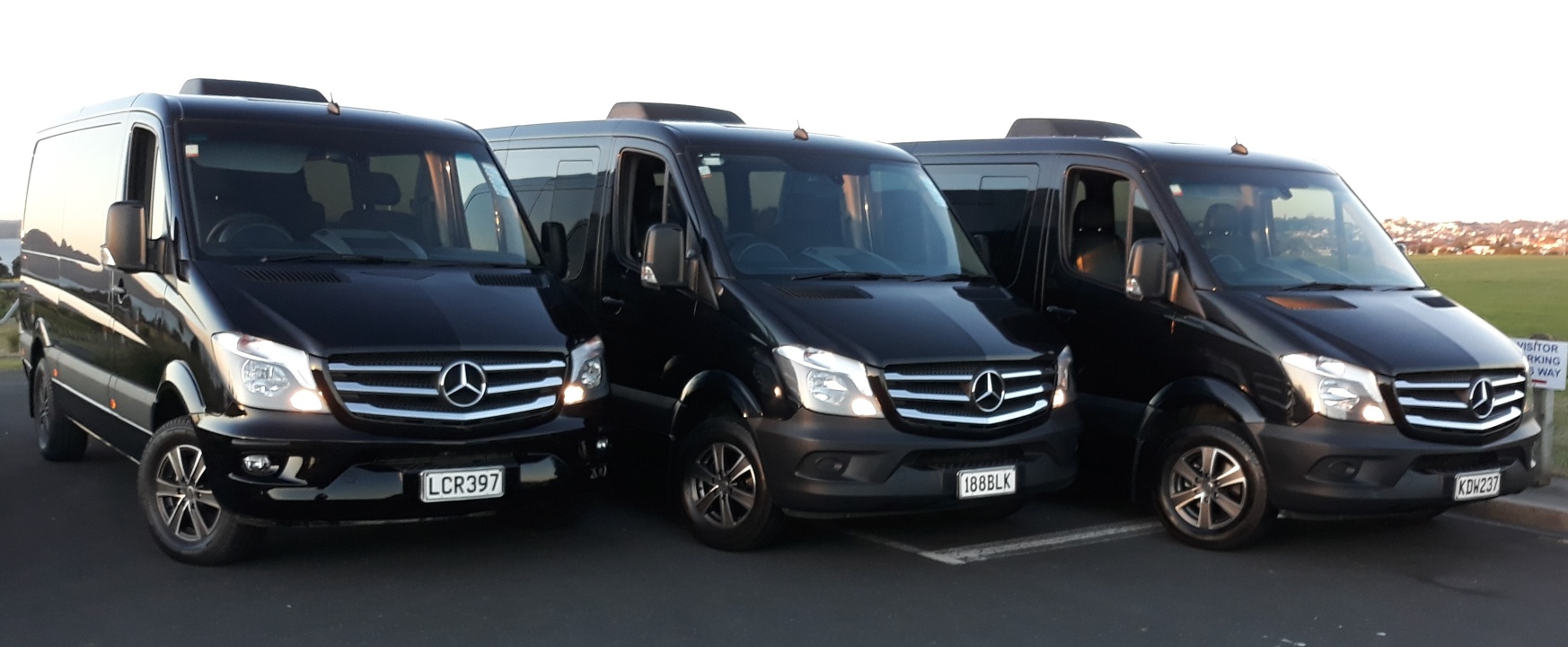 3 Mercedes vans