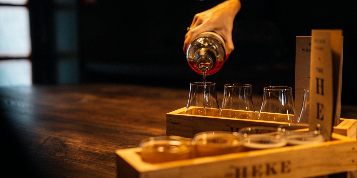 Whisky at The Heke