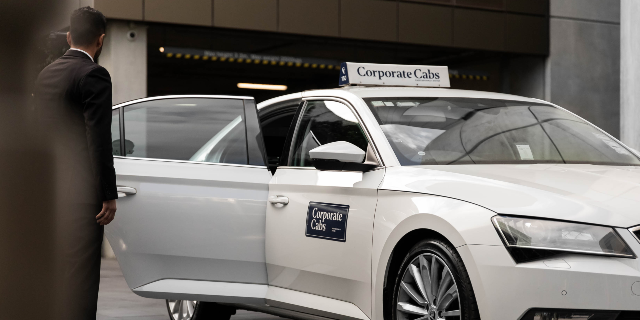 Corporate Cabs car and driver