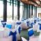 Novotel Auckland - White and blue banquet