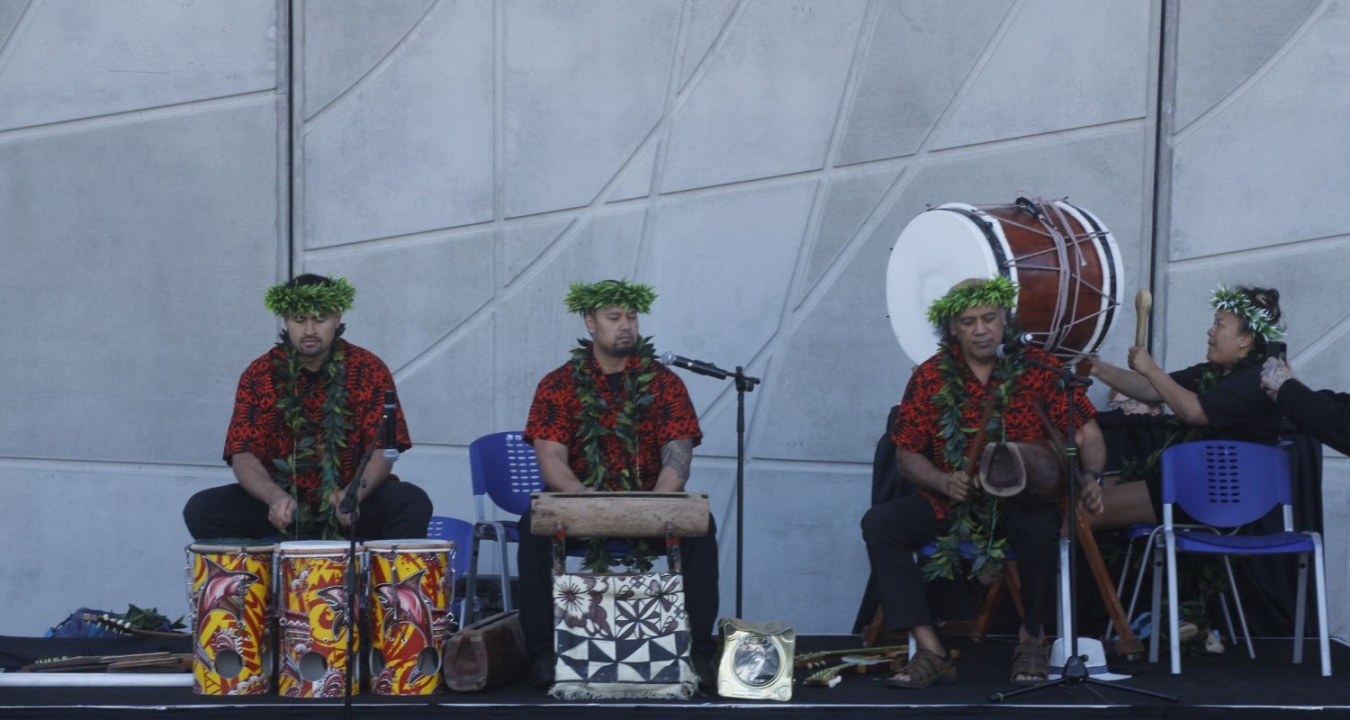 Group of drummers at The 4th Indigenous Wellbeing Conference