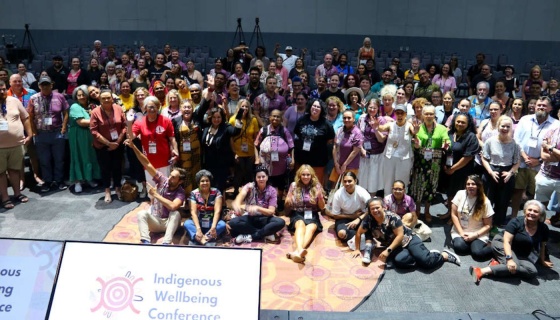 Group of delegates at The 4th Indigenous Wellbeing Conference